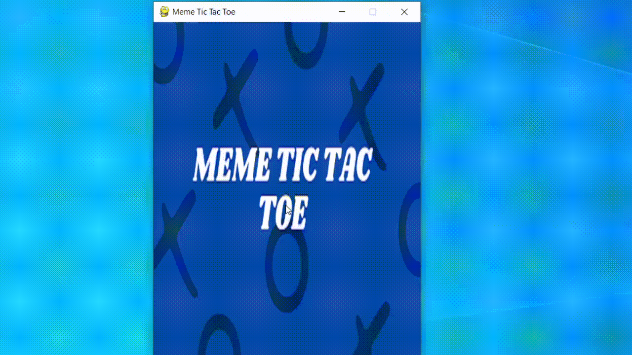 Gameplay of Meme Tic-Tac-Toe